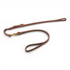 Fettleder Ablaufleine "Brass-Line" mit KONG-Karabiner