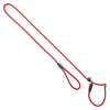 Rote Moxon Dressurleine für Hunde mit rutschfester Handschlaufe. Ideal für Trainingseinheiten und Spaziergänge im Alltag.