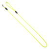 Neongelbe Moxon Handführleine mit ergonomischer Handschlaufe und starkem Karabiner. Sichtbarkeit und Kontrolle beim Hundespaziergang.