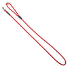 Rote Moxon Handführleine mit robuster Verarbeitung und Karabinerhaken. Für zuverlässige Führung und Kontrolle beim Hundespaziergang.