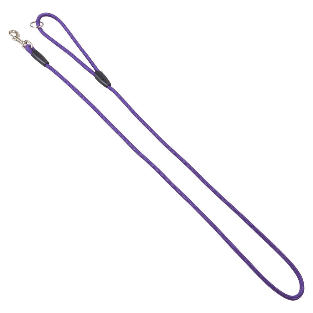 Lila Moxon Handführleine mit langlebigem Seil und komfortabler Handschlaufe. Perfekt für tägliche Spaziergänge mit dem Hund.