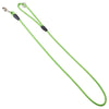 Hellgrüne Moxon Handführleine mit reflektierendem Seil und ergonomischer Schlaufe. Ideal für aktive Hundehalter bei Tag und Nacht.