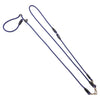 Dunkelblaue Moxon Umhängeleine mit Halsband, ideal für Training und Alltag. Robustes Design für aktive Hundehalter.