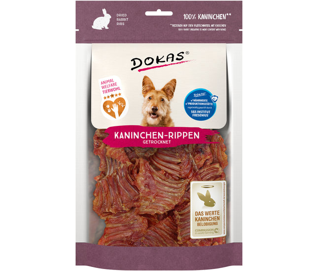 DOKAS Kaninchenrippen mit Fleisch 100g