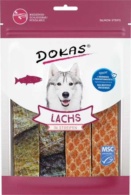 DOKAS Lachs in Streifen 100g