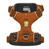 Hundegeschirr RUFFWEAR Front Range Campfire Orange in Größe S mit D-Ring, Schnallenverschluss und gepolstertem Rückenbereich für sicheren Halt.