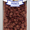 DOKAS Minis - Hirschfleisch 60g Hundesnack in wiederverschließbarer Verpackung mit kleinen Würfeln aus 100% Hirschfleisch, ideal als Belohnung.