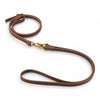 Fettleder Ablaufleine "Brass-Line" mit KONG-Karabiner