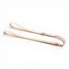 Ablaufleine aus Natur-Fahlleder mit KONG®-Karabiner