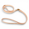 Ablaufleine aus Natur-Fahlleder mit KONG®-Karabiner