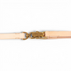 Ablaufleine aus Natur-Fahlleder mit KONG®-Karabiner
