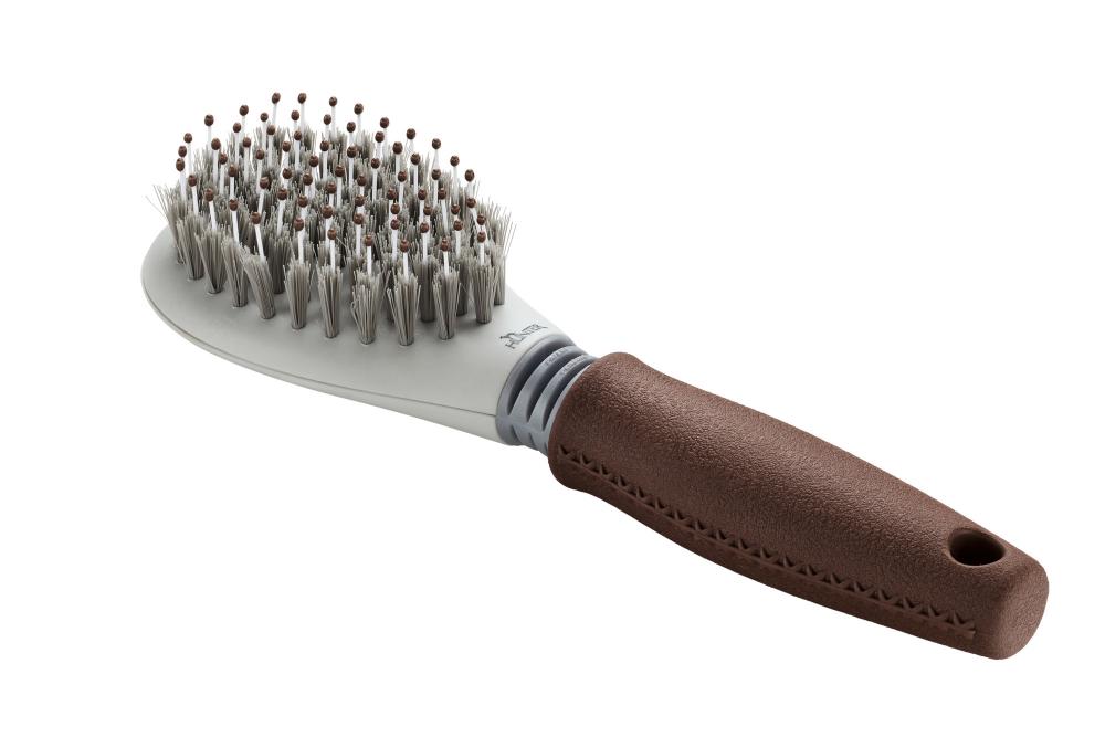 HUNTER Pflegebürste Spa mit ergonomischem Griff und weichen Borsten für die sanfte Fellpflege bei Hunden. Ideal für alle Haartypen geeignet.