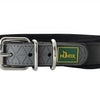 HUNTER Hundehalsband Convenience Comfort V2 schwarz mit gepolstertem Innenfutter und reflektierendem Muster für optimalen Tragekomfort.