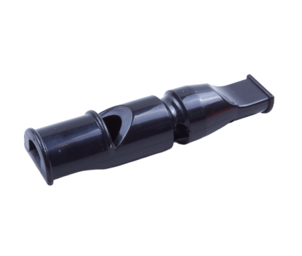 ACME Doppeltonpfeife No. 640 in Schwarz für Hundetraining und Hundesport. Robuste Hundepfeife mit zwei Tönen für effektive Kommandos.