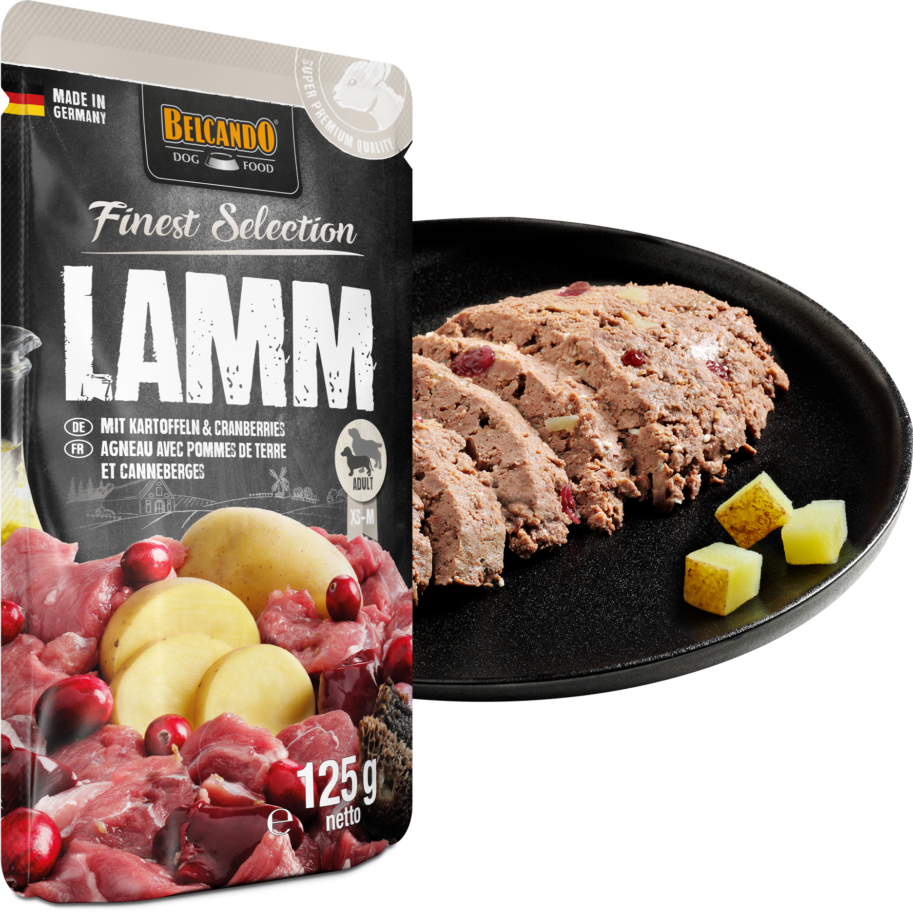 BELCANDO Lamm mit Kartoffel & Cranberries