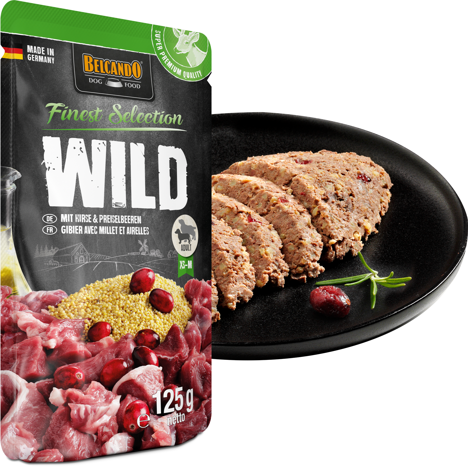 BELCANDO Wild mit Hirse & Preiselbeeren