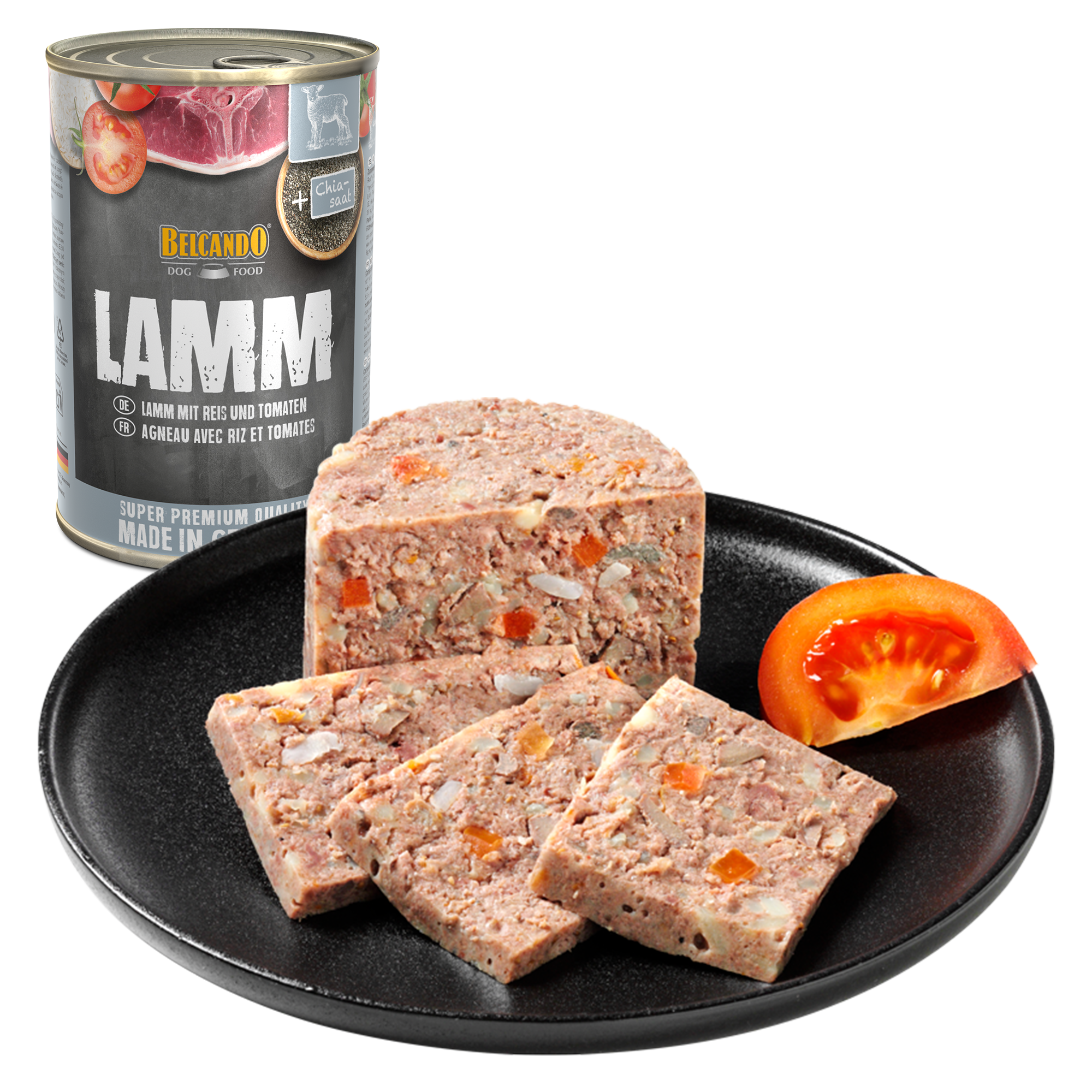 BELCANDO Lamm mit Reis & Tomaten