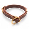 Zugstopp Hundehalsband „Brass Line“