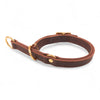 Zugstopp Hundehalsband „Brass Line“