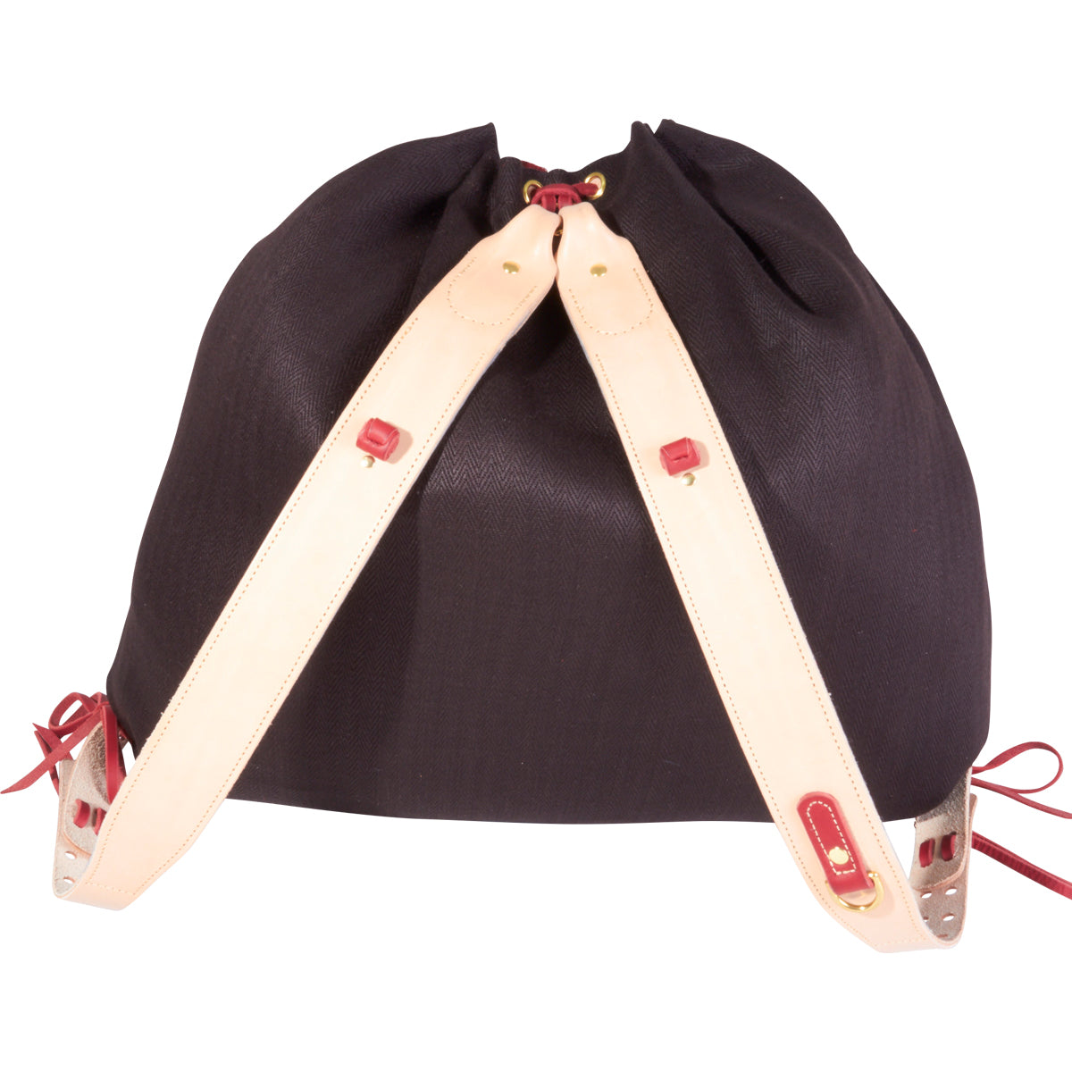 wanderrucksack leinen Gebirgsrucksack aus 100 % Leinen 60×70 cm – Volumen 30l, Vollrindleder – Jagdexperte Amler