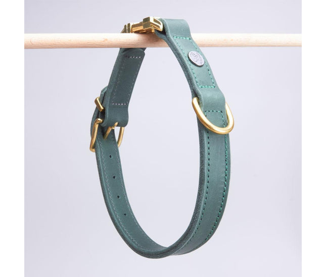 halsband_mit_klick_dunkelgruen