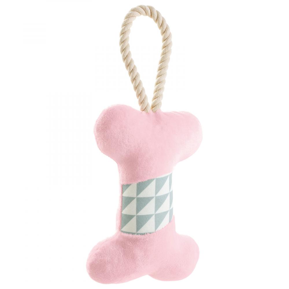 hunter_hundespielzeug_salima_knochen_rosa