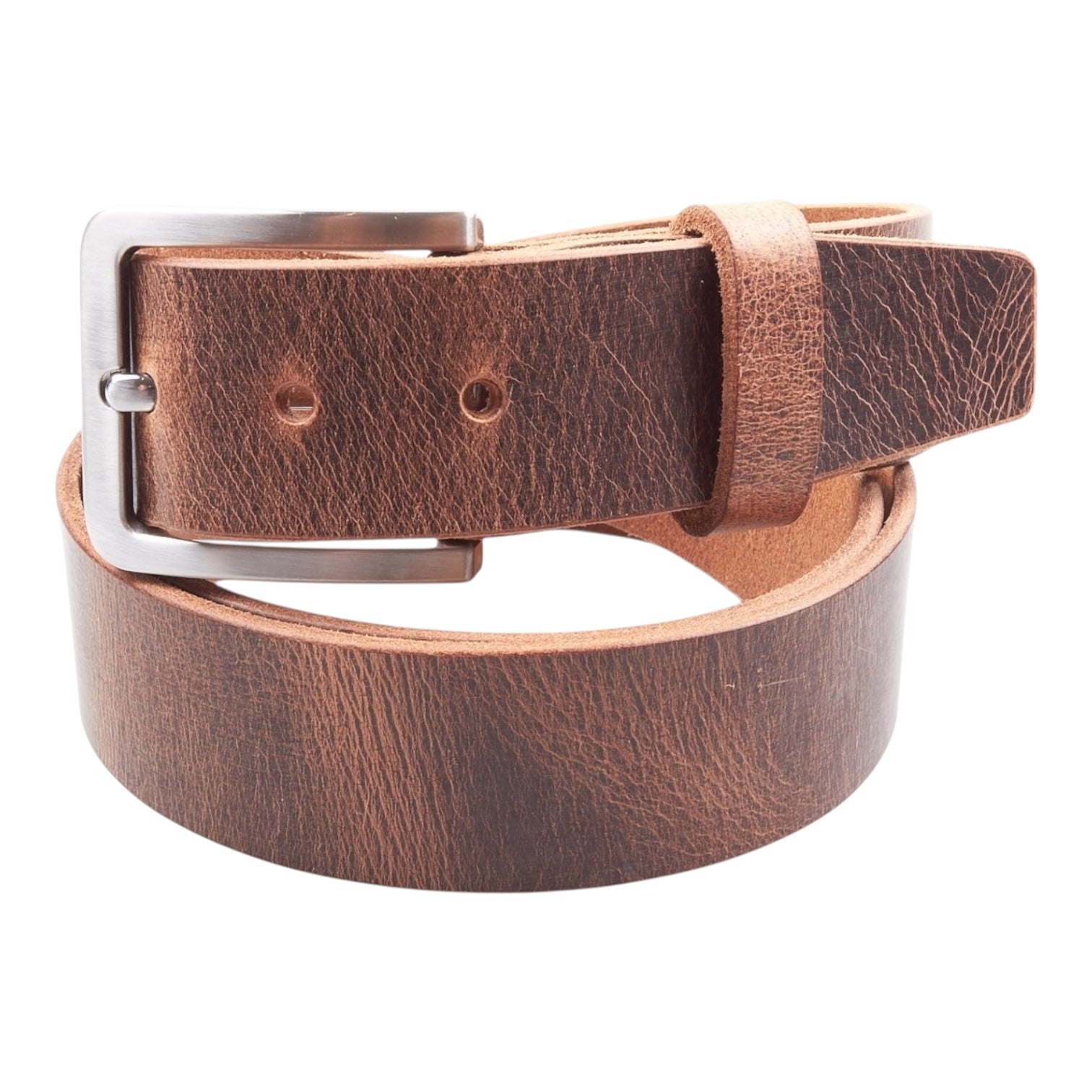 Ledergürtel „BüffelHaut" Braun