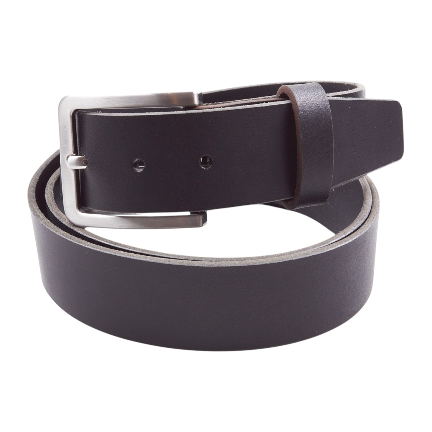 Ledergürtel „Classic“ Schwarz aus hochwertigem Echtleder mit austauschbarer Schnalle. Handgefertigt in Deutschland für Business & Freizeit.