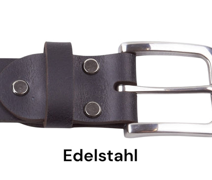 Ledergürtel „Classic“ Schwarz