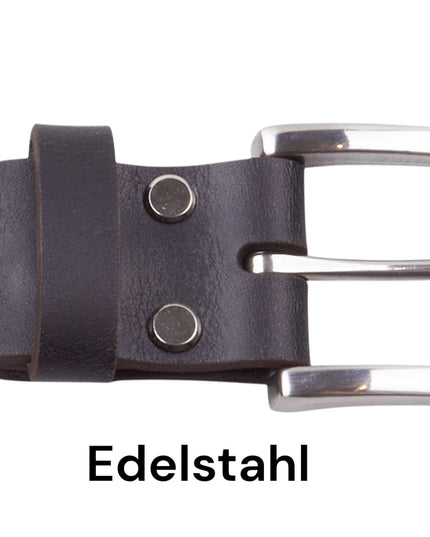 Ledergürtel „Classic“ Schwarz