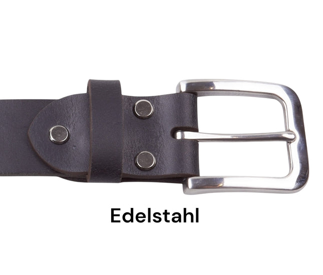 Ledergürtel „Classic“ Schwarz