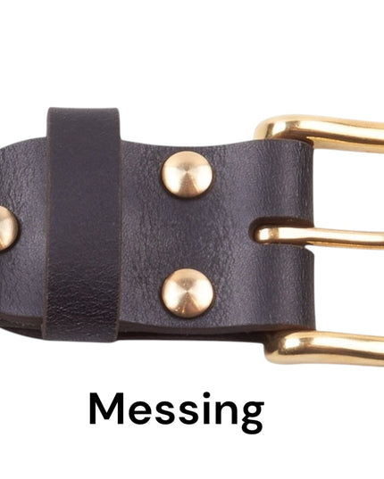 Ledergürtel „Classic“ Schwarz