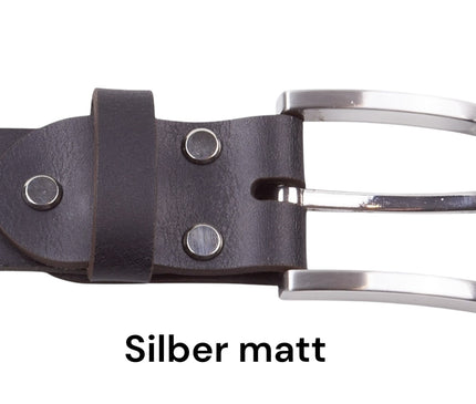 Ledergürtel „Classic“ Schwarz