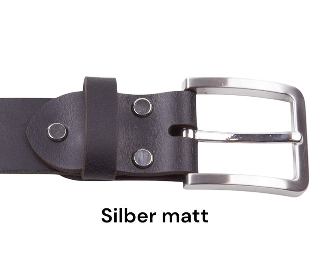 Ledergürtel „Classic“ Schwarz