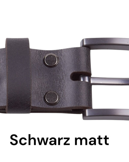 Ledergürtel „Classic“ Schwarz