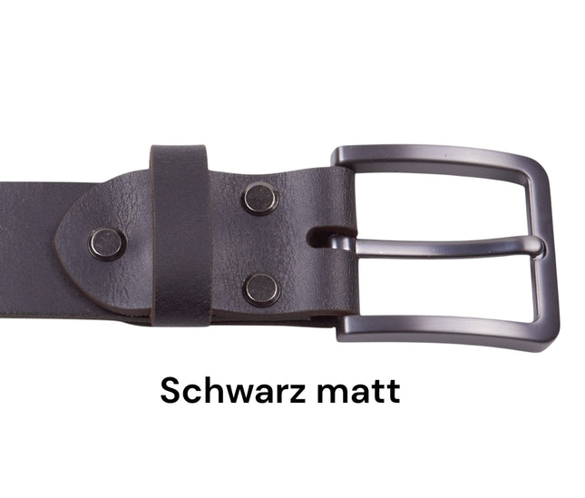 Ledergürtel „Classic“ Schwarz