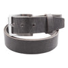 Ledergürtel „MeisterBüffel" Grau aus robustem Büffelleder mit silberner Schnalle. Ideal für Business-Outfits und Freizeitkleidung.