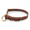 Zugstopp Hundehalsband Light "Brass Line"