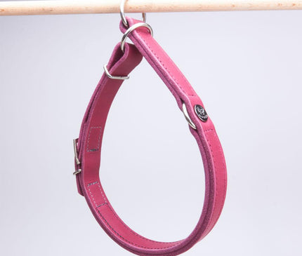 zugstopp_halsband_bordeaux